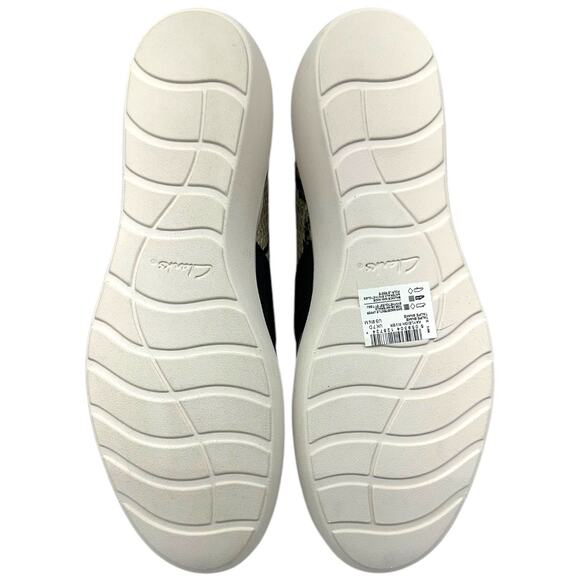 Clarks Cloudsteppers Kayleigh Slip-On Sneaker Tan Black Snakeskin Women's 9.5 - Picture 7 of 8